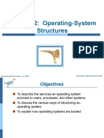 CH 2 Operating System Structure