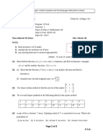 Please Check That This Question Paper Contains 9 Questions and 02 Printed Pages Within First Ten Minutes