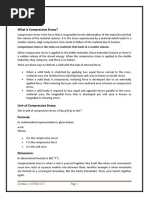 What Is Compressive Stress