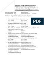 Soal Penjas KLS Vii Ari