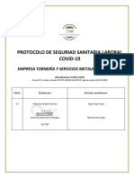 Protocolo Seguridad Laboral Covid-19 TSM Actualizacion Octubre 22