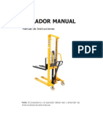 Manual de Instrucciones - APILADOR MANUAL WMS 1500