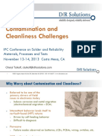 Cleanliness and Contamination Challenges