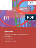 Algorithms L1 Computational Thinking