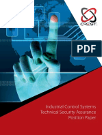 CREST Industrial Control Systems Technical Security Assurance Position Paper