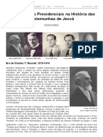 As Cinco Eras Presidenciais Na História Das Testemunhas de Jeová