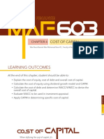 4 - MAF603 - Cost of Capital