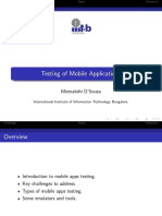 Mobile Apps Testing