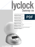 Operating Instructions: Bodyclock Sunray