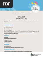 Operador Informatico T1: Información General