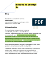 Responsabilidade Do Cônjuge Comerciante PDF