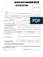 Application Form 2022 23