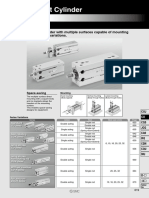 Series: A Space-Saving Air Cylinder With Multiple Surfaces Capable of Mounting Directly. Offered in Rich Variations