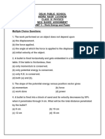 Unit 4 Work Energy and Power