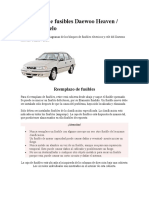 Diagrama de Fusibles Daewoo Heaven