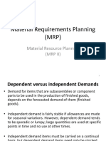 Material Requirements Planning