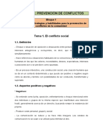 Tema 1. El Conflicto Social