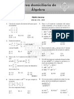 Tarea Domiciliaria de Álgebra: Matriz Inversa