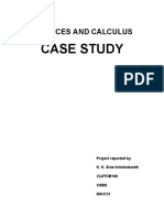 Maths Case Study