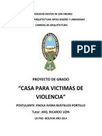 Proyecto de Grado "Casa para Victimas de Violencia" Word