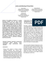 Noise Reduction and Dehazing of Visual Data