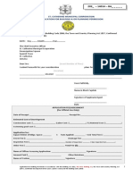 ST Catherine Municipal Corporation Building Application Form 2021