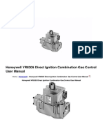 vr8305 Direct Ignition Combination Gas Control Manual