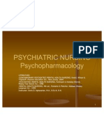 Psychiatric Nursing - Psycho Pharmacology