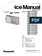 Panasonic Dmc-fx70 Fx75 SM