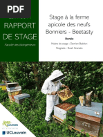 Rapport de Stage - Ferme Apicole (Apiculture) / Internship Report - Beekeeping Farm (Beekeeping)