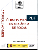 Ultimos Avances en Mecánica de Rocas