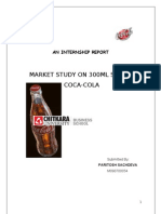 Market Study On 300Ml Sku of Coca-Cola: An Internship Report