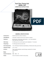 3300 S Tech Time Timing Unit Operating Instructions Tiempo Diesel