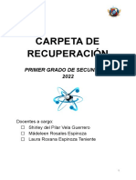 Carpeta de Recuperación 1°