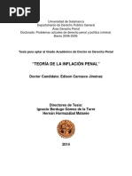 'Teoría de La Inflación Penal'-Carrasco Jiménez