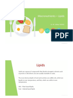 MAcronutrients - Lipids