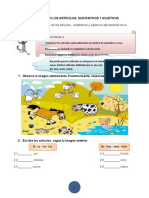 Guía de Artículos Sustantivos y Adjetivos 3