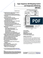 Super Sequencer With Margining Control and Temperature Monitoring ADM1062