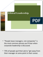 Topic 6 Leadership Ethics