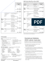 Gestational Meal Plan