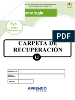 Carpeta de Recuepracion 3 y 4 Grado