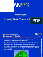 Steady State Thermal Analysis: Workshop 6.1