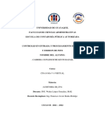 Controles en Entrada y Procesamiento de Datos y Emision de Informacion