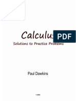 Calculus Solutions