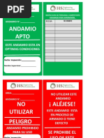 Tarjeta Andamios Hsec