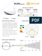 Panel Led Redondo 30W