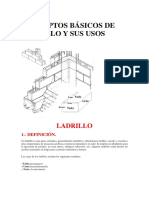 Conceptos Básicos de Ladrillo y Sus Usos