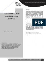 RODRIGUES - O Discurso Neoconservador - Antagonismo e Disputas