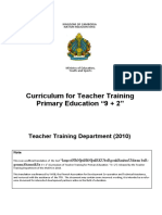 PTTC 92 Curriculum 2010 ENG 9+2