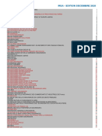 IRSA - Liste Des Responsables - Edition Décembre 2020